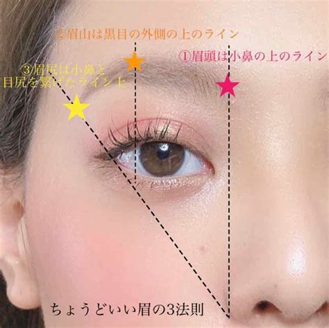 右眉毛|【眉メイク丁寧解説】基本の眉の描き方や整え方、お悩みまでプ。